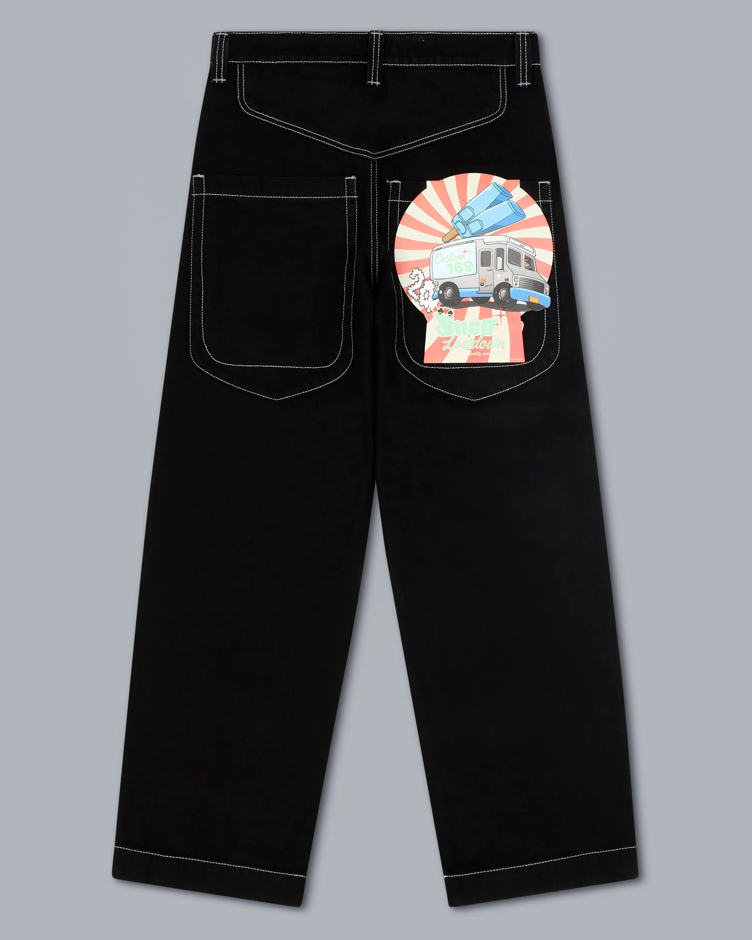1169 Low Down Deck. 20. Jet Black.