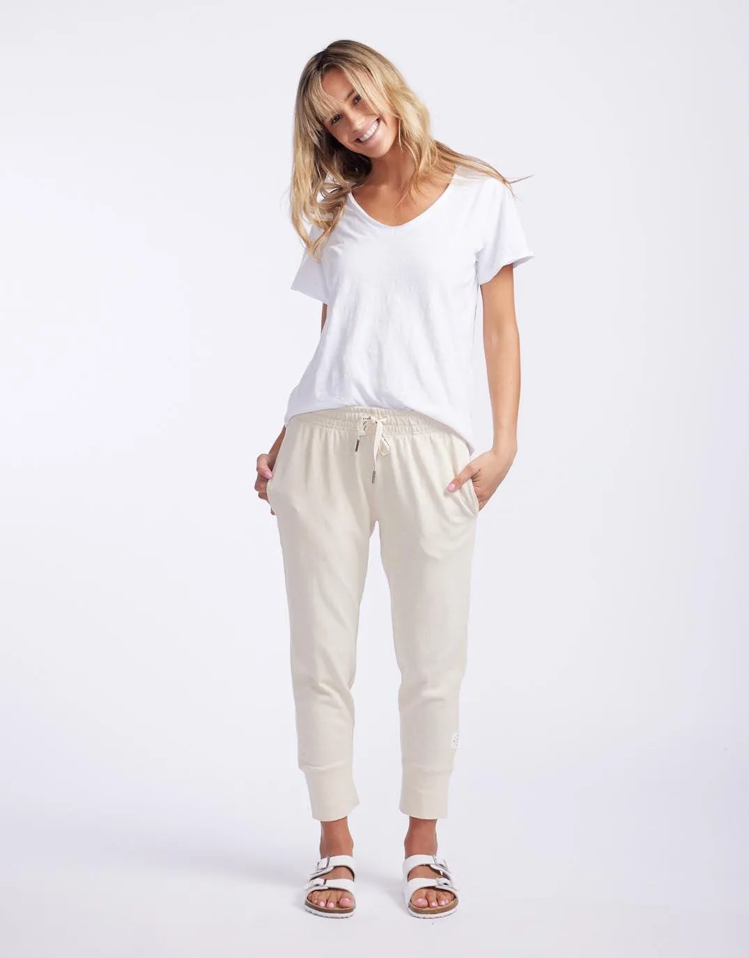 3/4 Brunch Pants - Natural