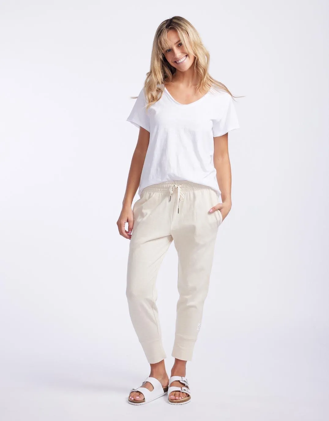 3/4 Brunch Pants - Natural