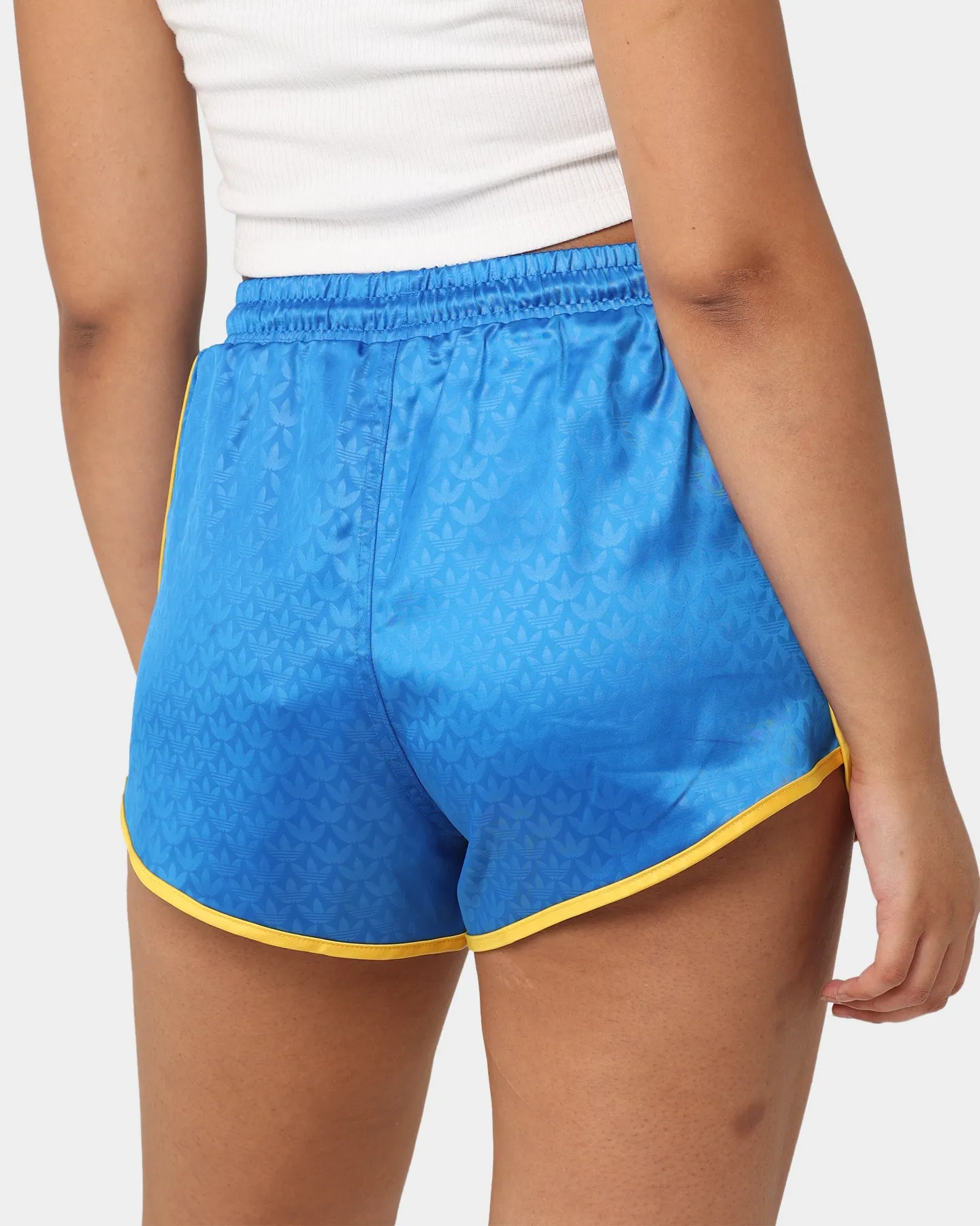 Adidas Adicolor Women's Monogram Shorts Bluebird