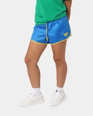 Adidas Adicolor Women's Monogram Shorts Bluebird