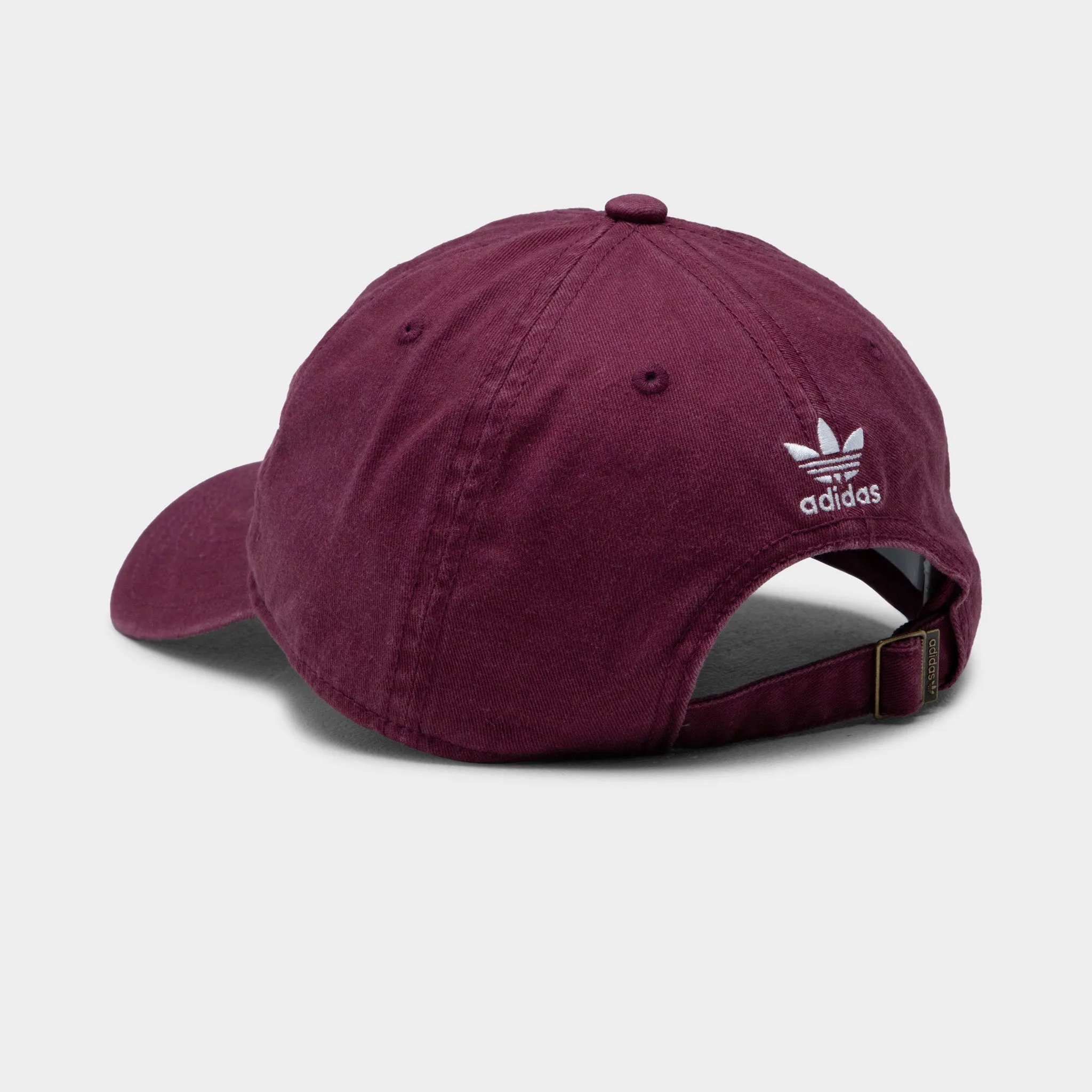 adidas Originals Relaxed Strapback Cap / Dark Red