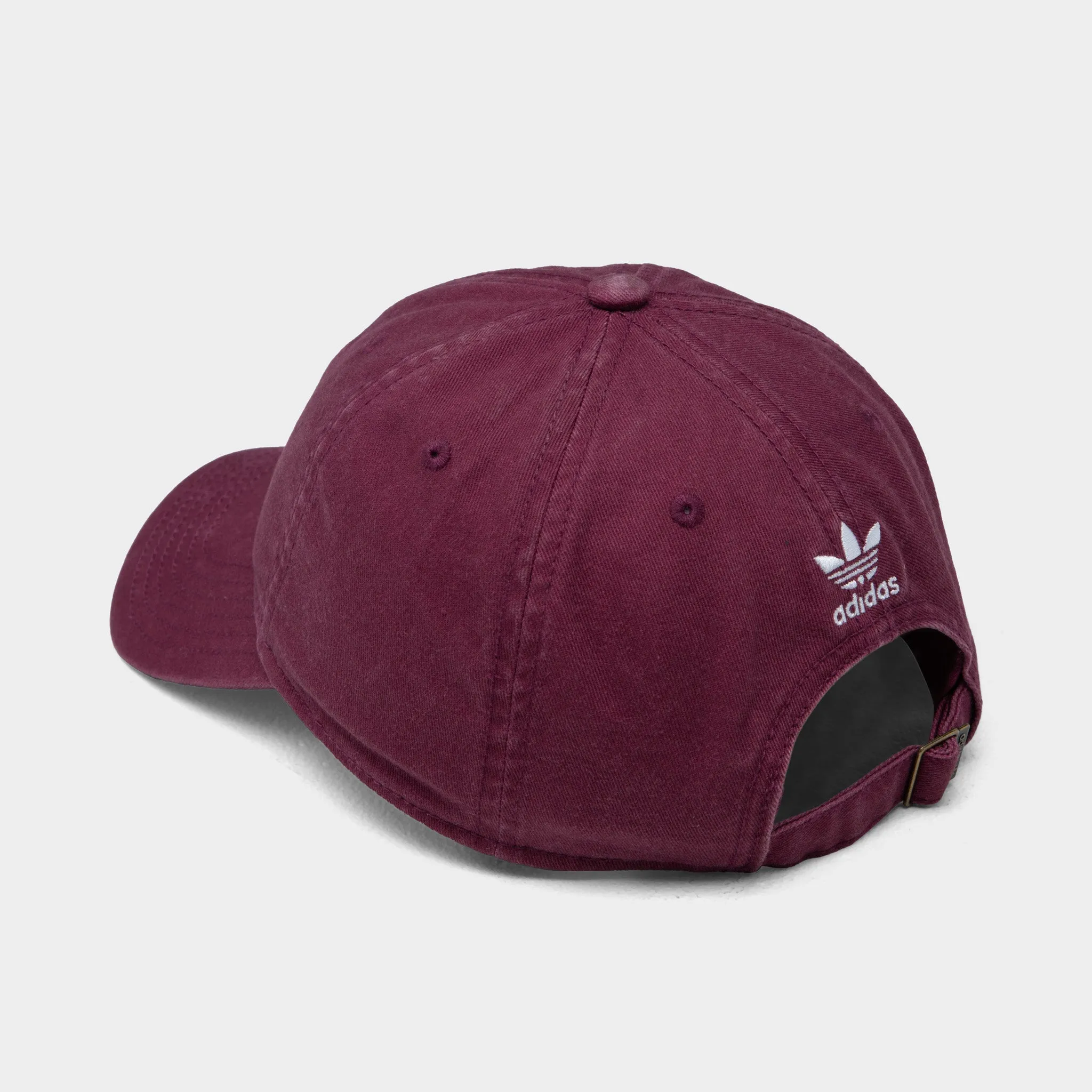 adidas Originals Relaxed Strapback Cap / Dark Red
