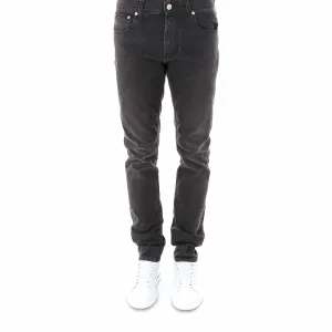 Alexander McQueen Logo Embroidered Slim Fit Jeans