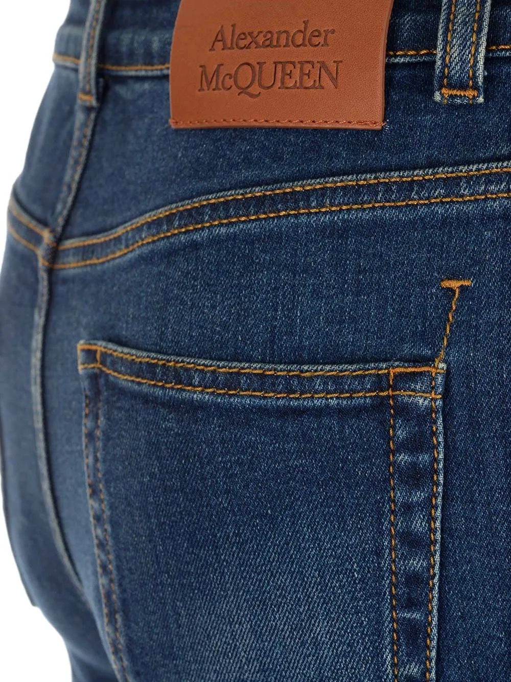 Alexander McQueen Slim-Fit Flared Jeans