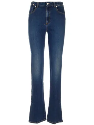 Alexander McQueen Slim-Fit Flared Jeans