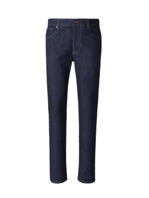 AMI Logo Patch Slim Fit Jeans