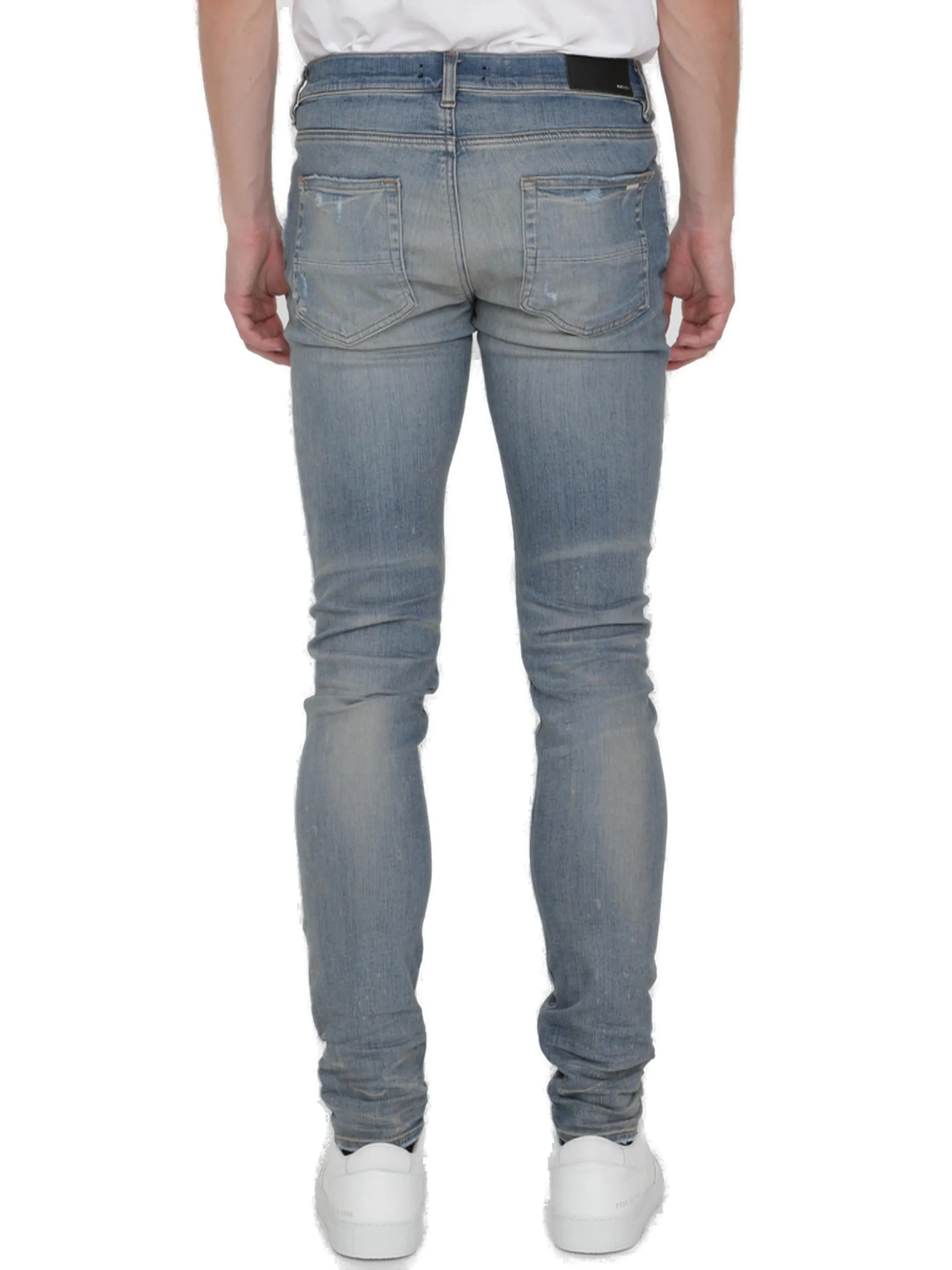 Amiri Logo Patch Slim Fit Jeans