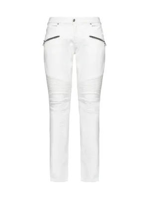 Balmain Ribbed Slim Fit Jeans