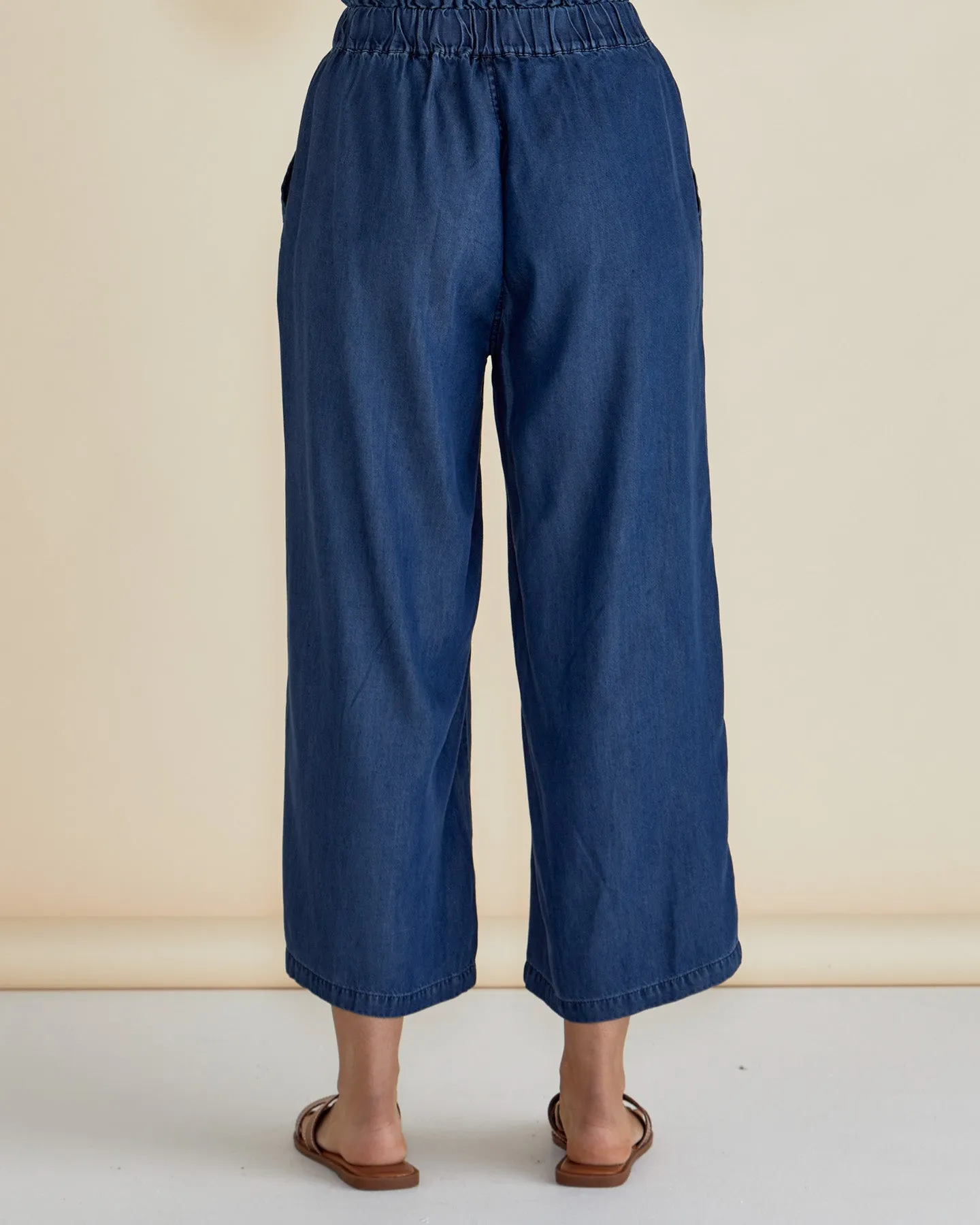 Betty Basics Rio Relaxed Pant Dark Indigo