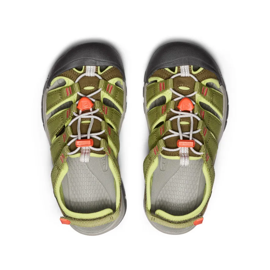 Big Kids' Newport Boundless Sandal  |  Dark Olive/Scarlet Ibis