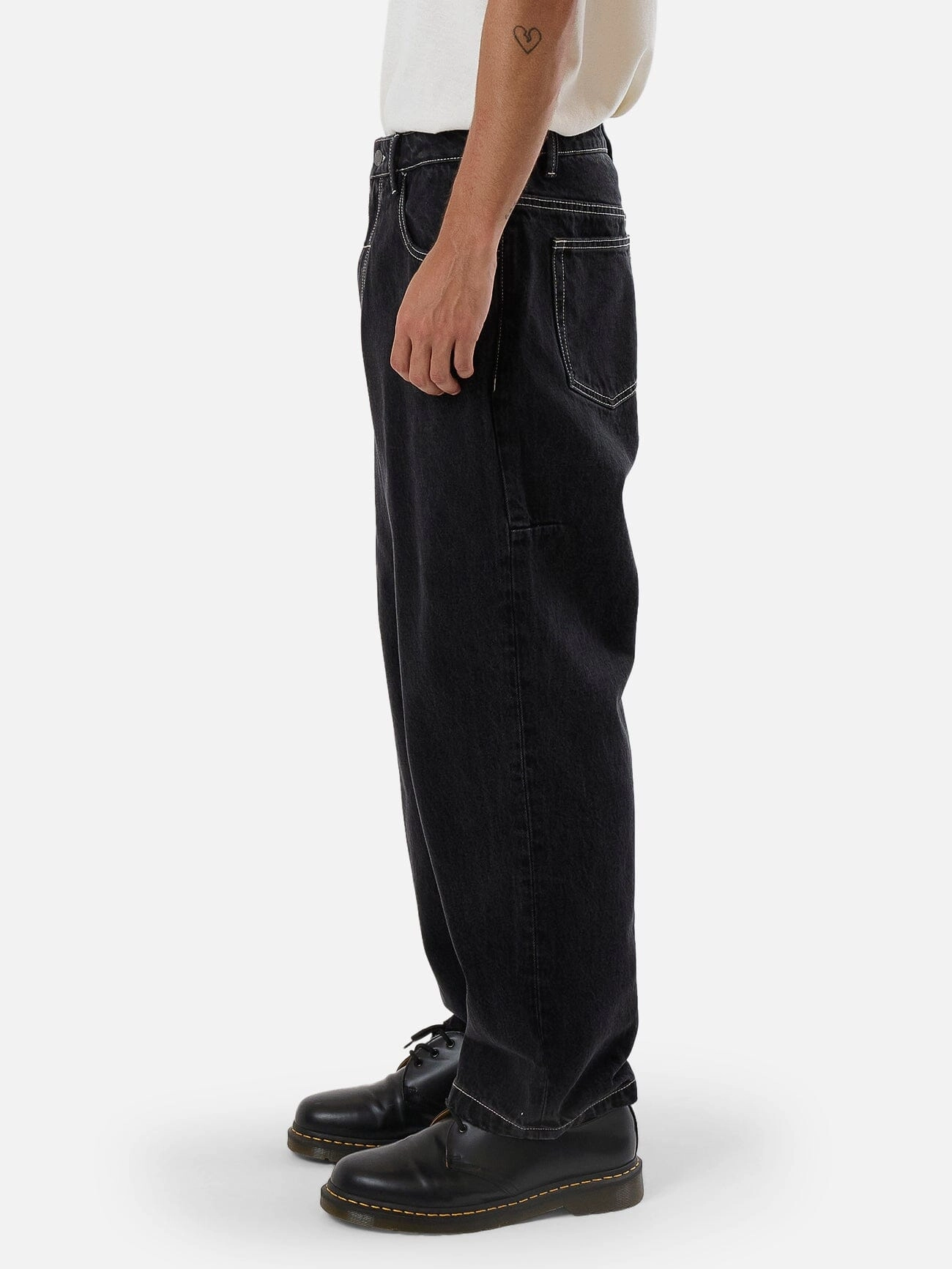 Big Slacker Baggy Denim Jean - Aged Black