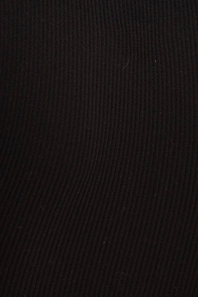 Black Bodysuit Seamless Sleeveless
