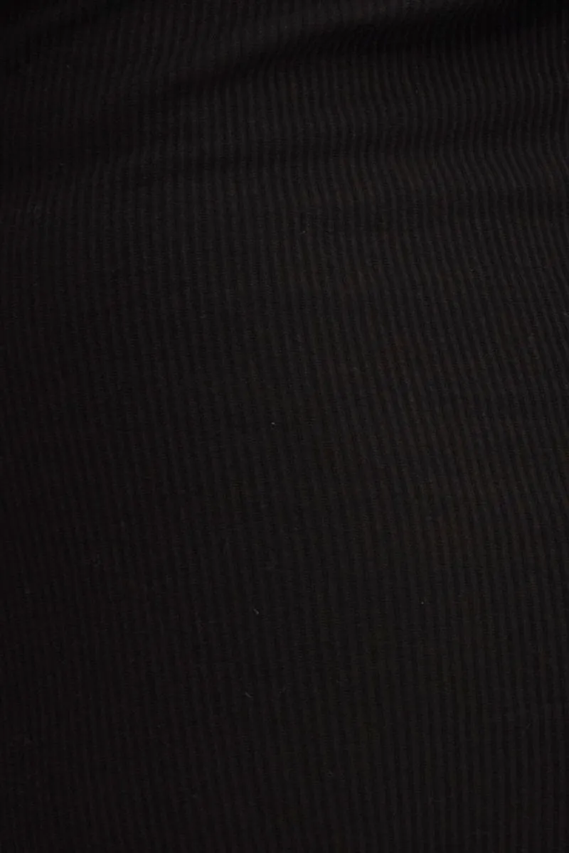 Black Dress Short Sleeve Crew Neck