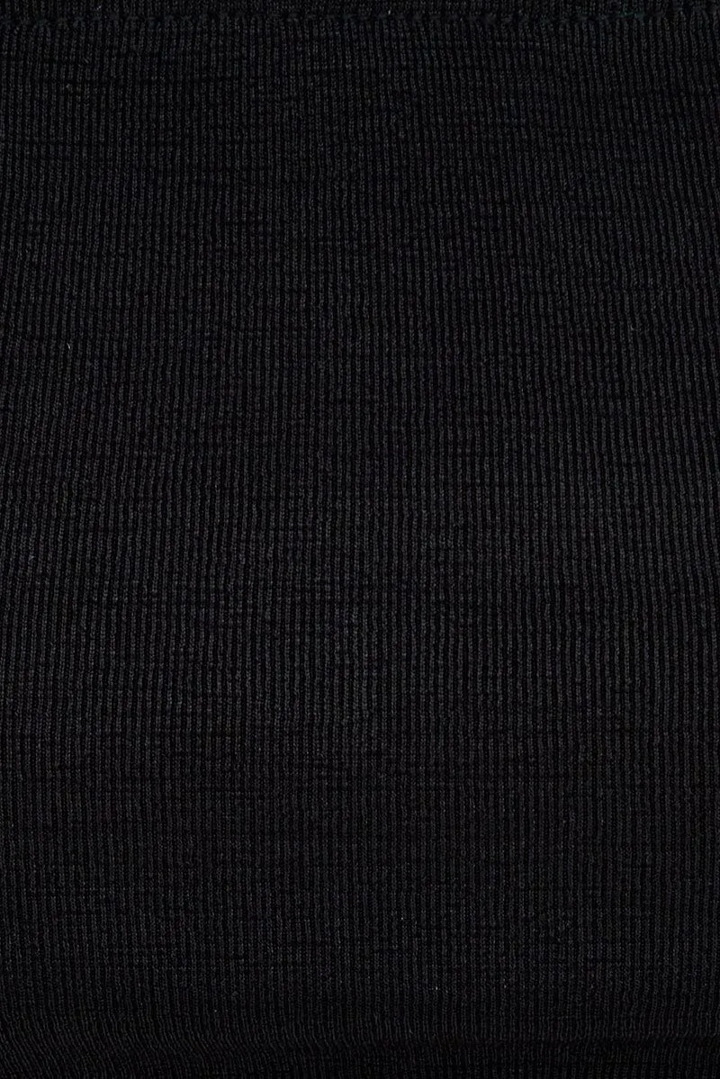 Black Singlet Top
