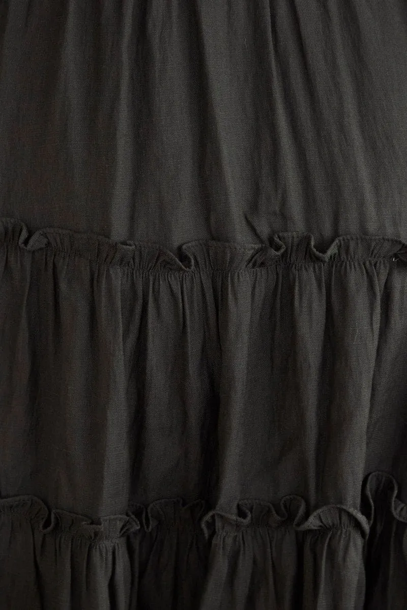Black Skater Dress Long Sleeve
