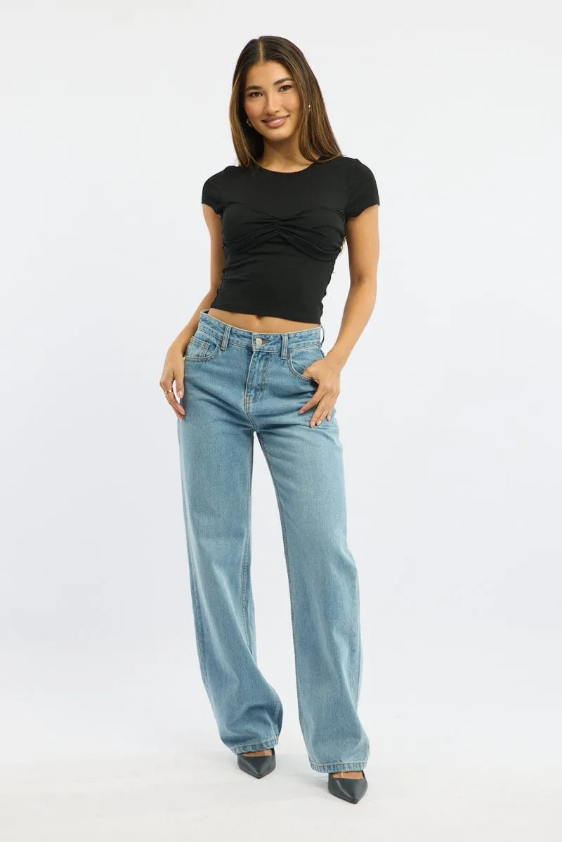Black Top Short Sleeve