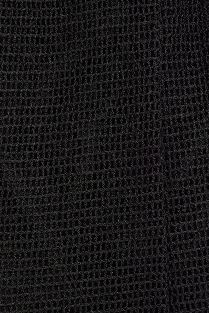 Black Wide Leg Pants Elasticated Waist
