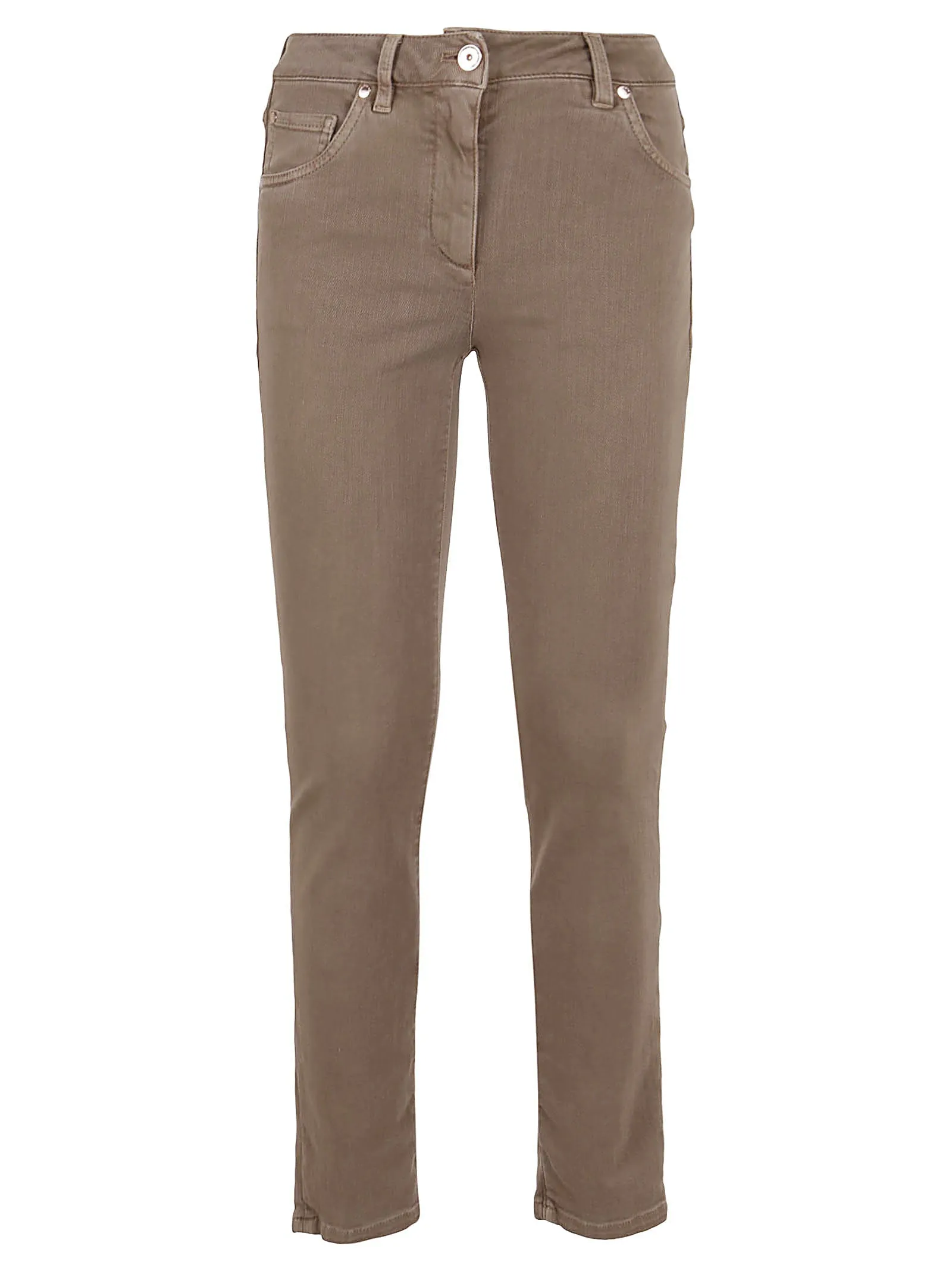 Brunello Cucinelli Slim-Fit Cropped Jeans