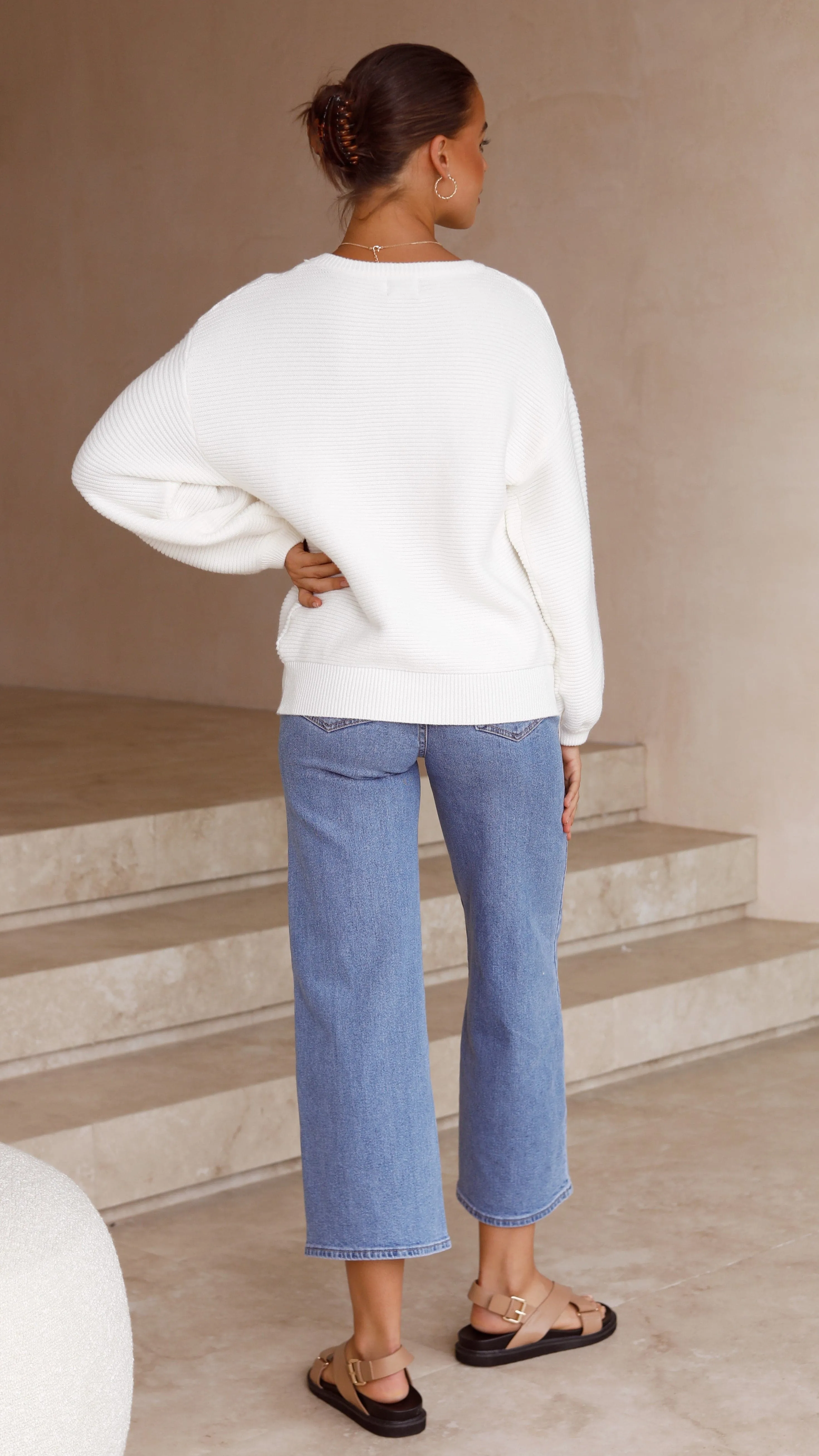 Carmel Knit - White
