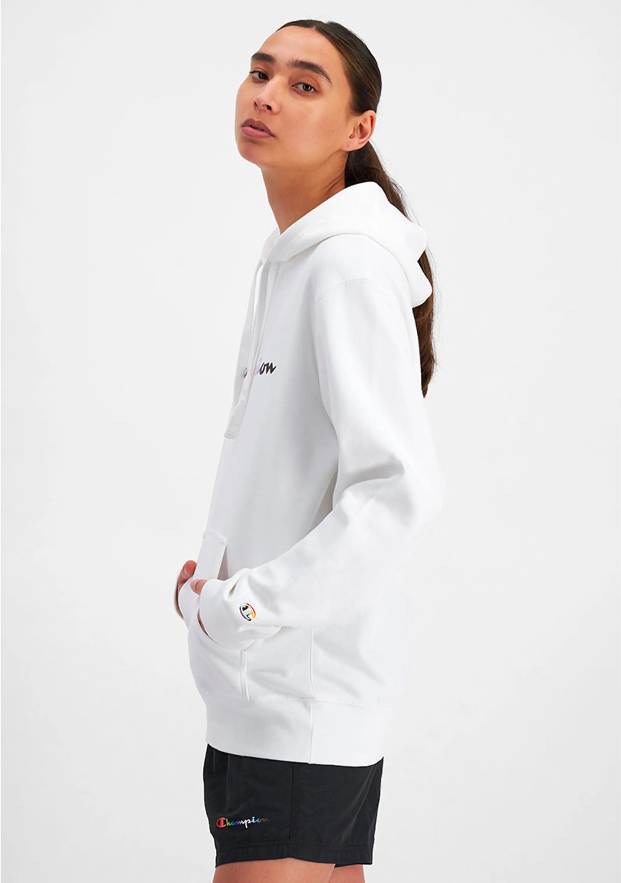 Champion Mens Athletic Pride Script Hoodie