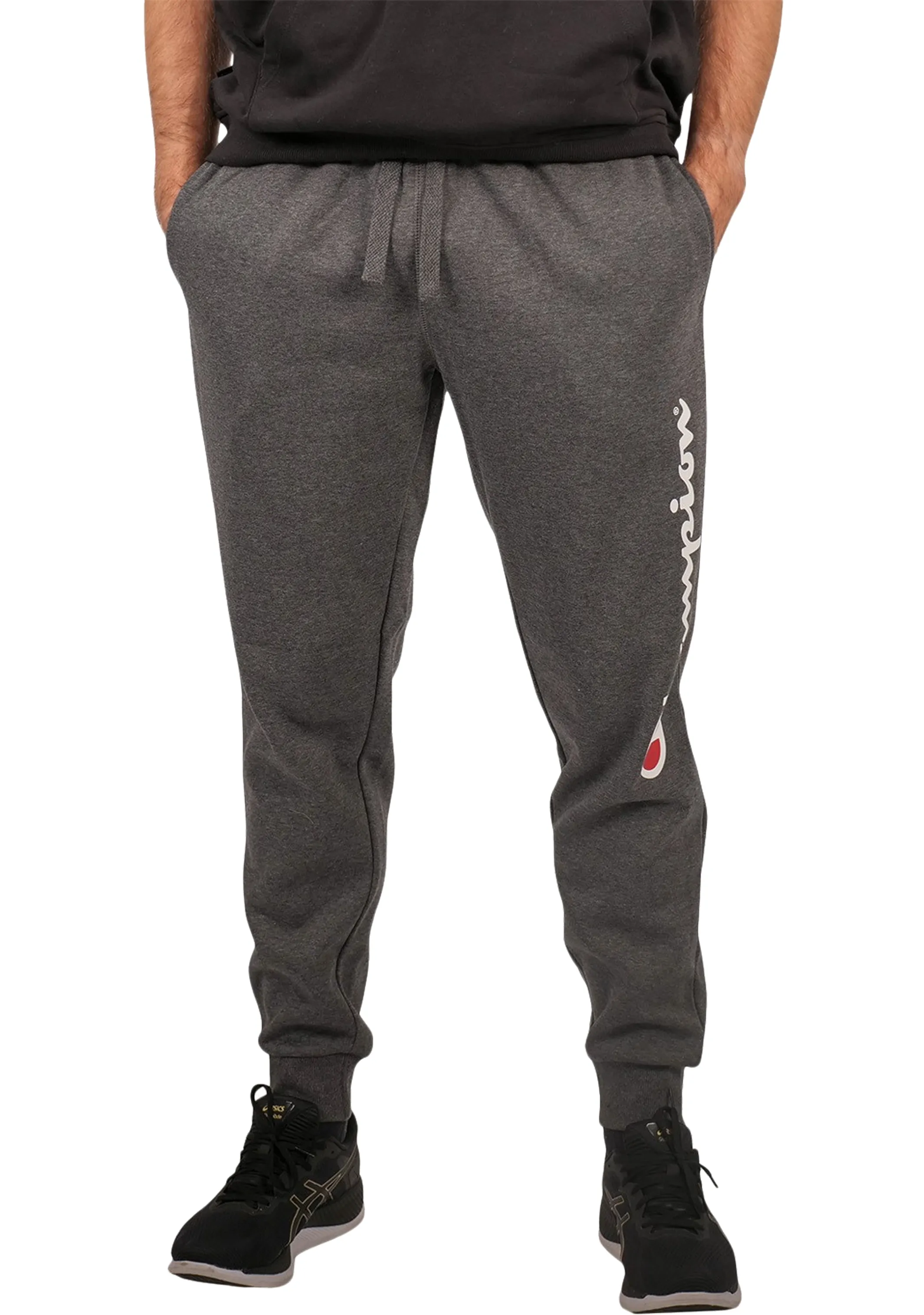 Champion Mens Script Cuff Pant Granite Heather <br> A1882H A7B