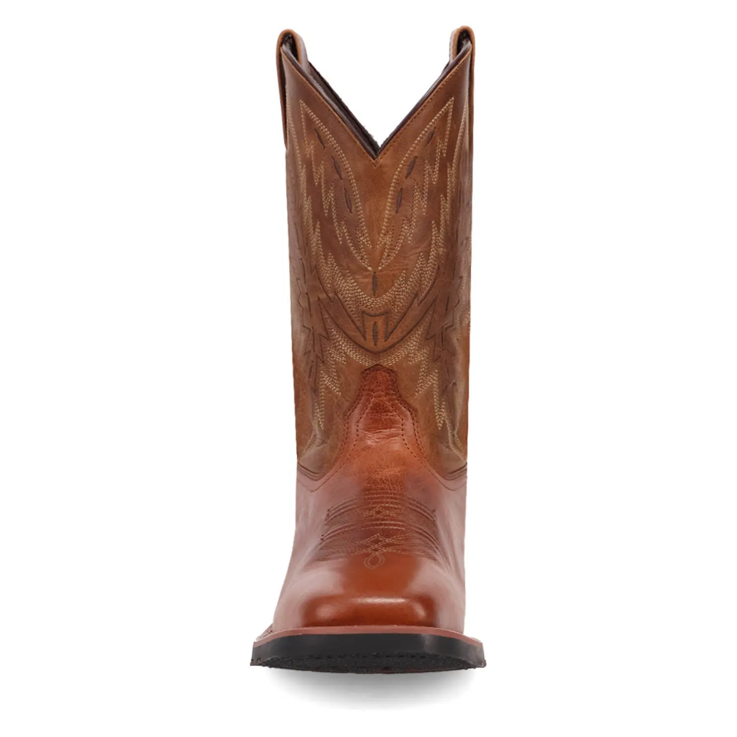 Dan Post Mens Orleans Cognac/Brown Leather Work Cowboy Boots