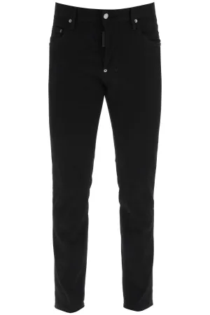 Dsquared2 Logo Patch Slim-Fit Jeans