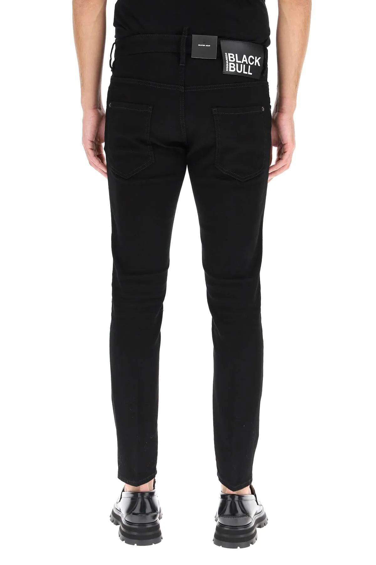 Dsquared2 Logo Patch Slim-Fit Jeans