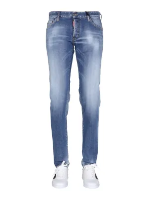 Dsquared2 Washed Effect Slim Fit Jeans