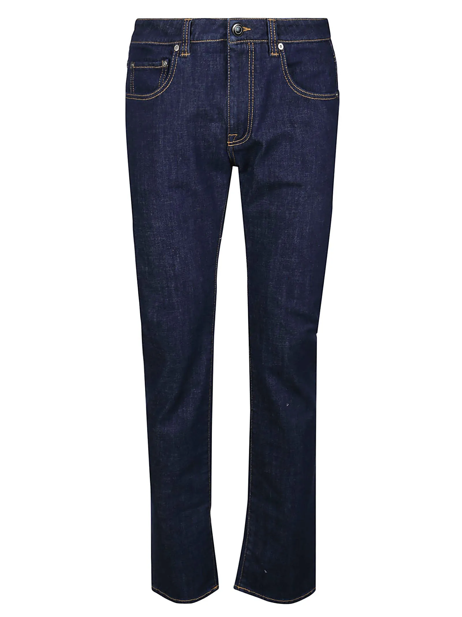 Etro Logo Patch Slim Fit Jeans