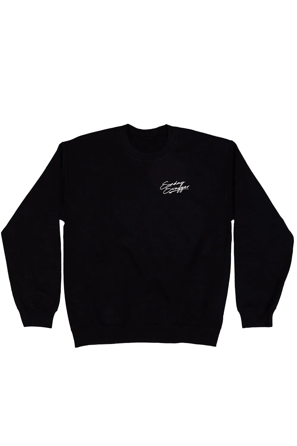 Hang Loose Crewneck - Black/White