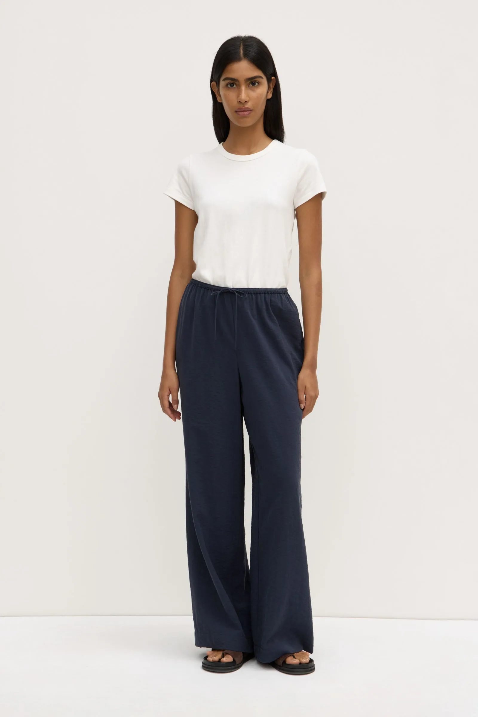 Heather Silk Blend Pant