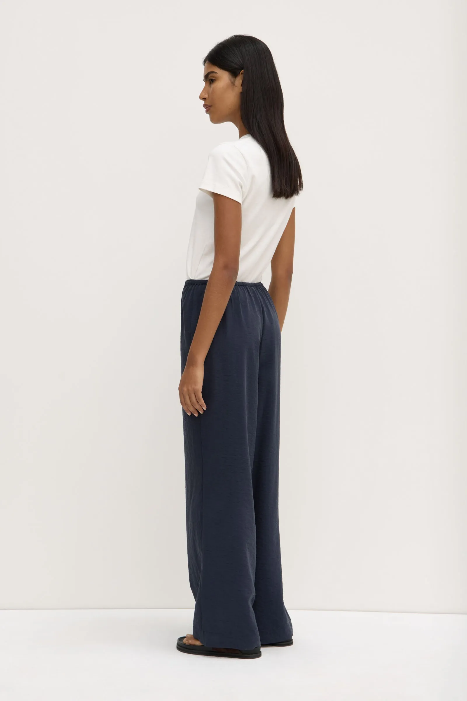 Heather Silk Blend Pant
