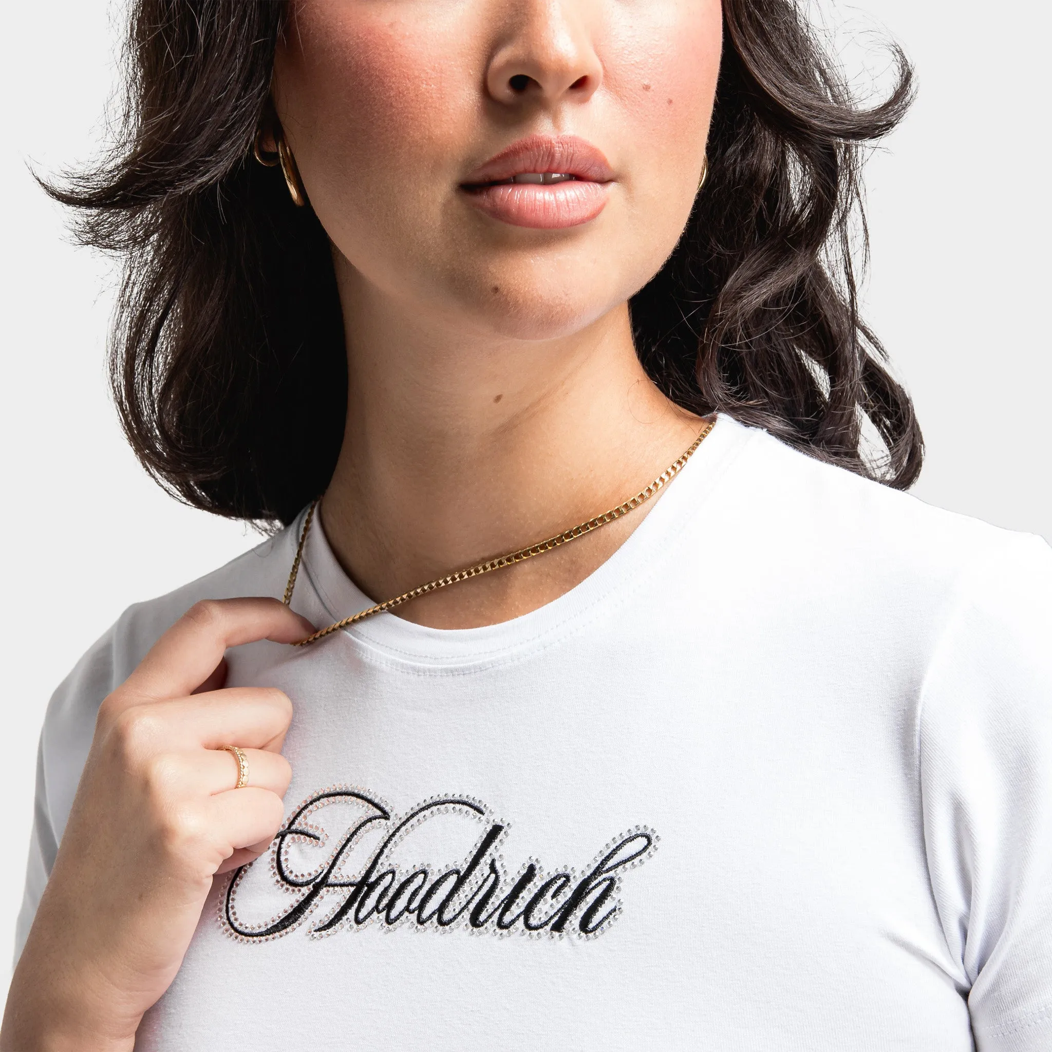 Hoodrich Women's OG Figure Crop Top / White