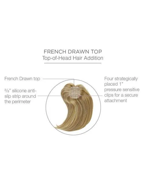 Indulgence Hairpiece by Raquel Welch | Human Hair Top Piece