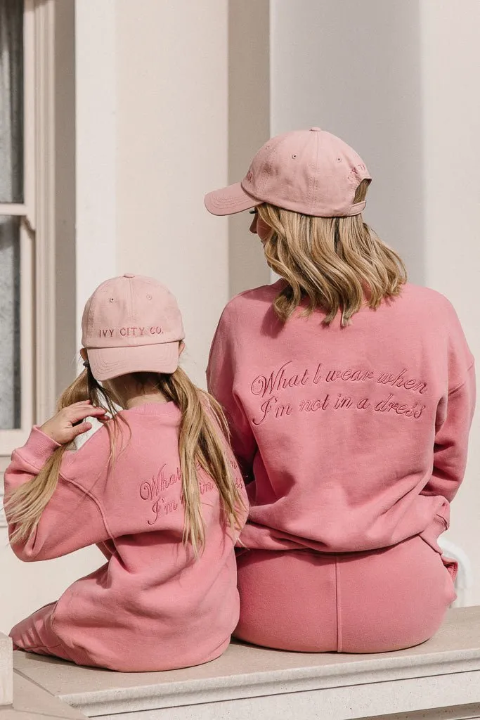 Ivy Sweatshirt in Pink