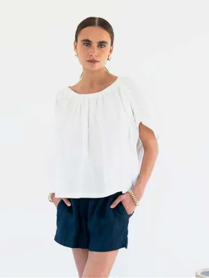 Julietta Organic Cotton Poplin Blouse | Multiple Colours