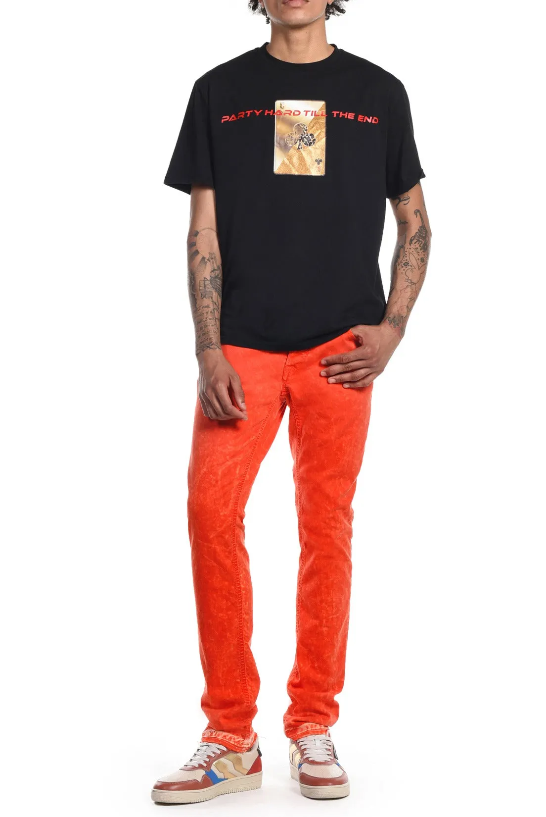 Just Cavalli Acid Wash Slim Fit Jeans