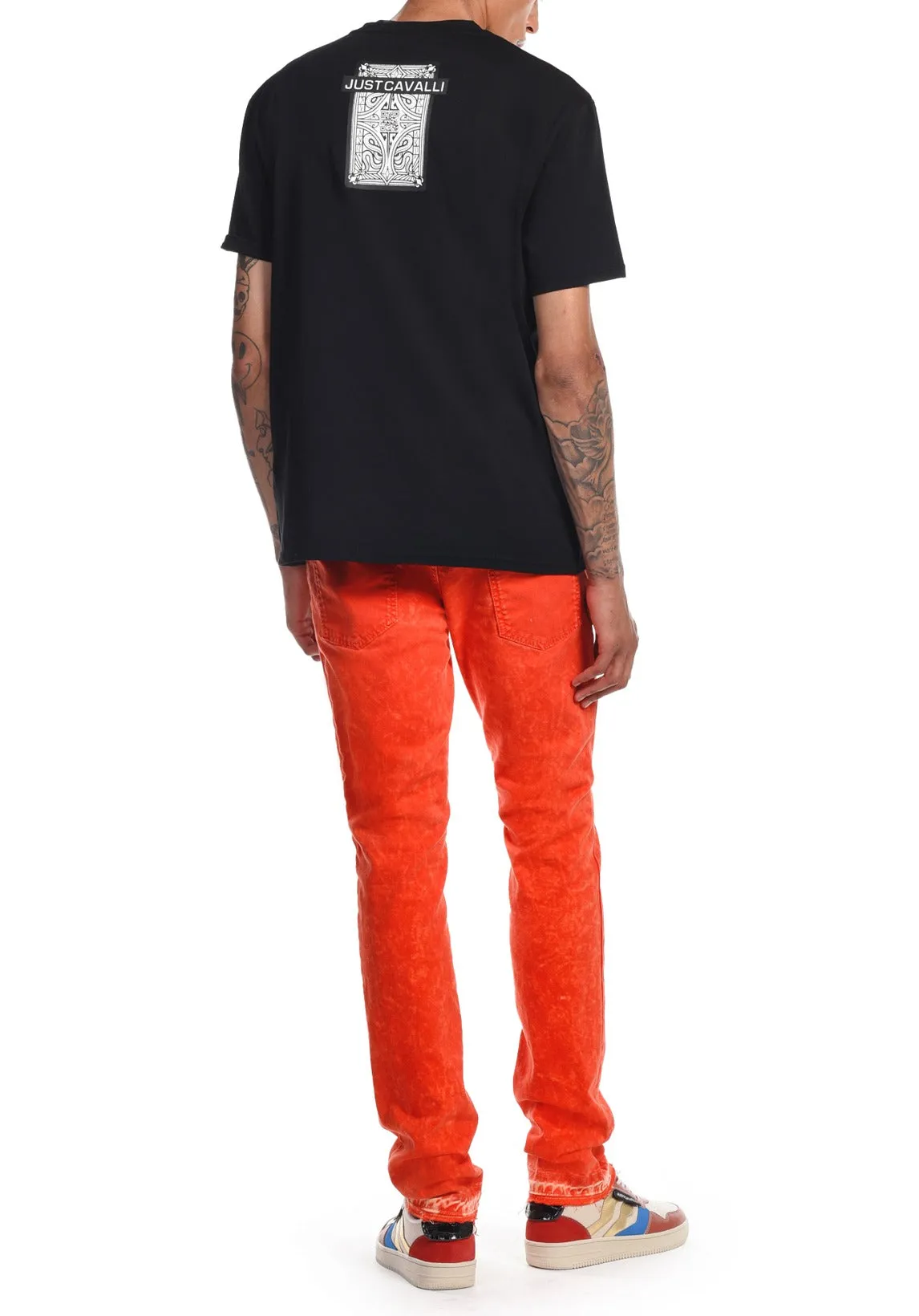 Just Cavalli Acid Wash Slim Fit Jeans