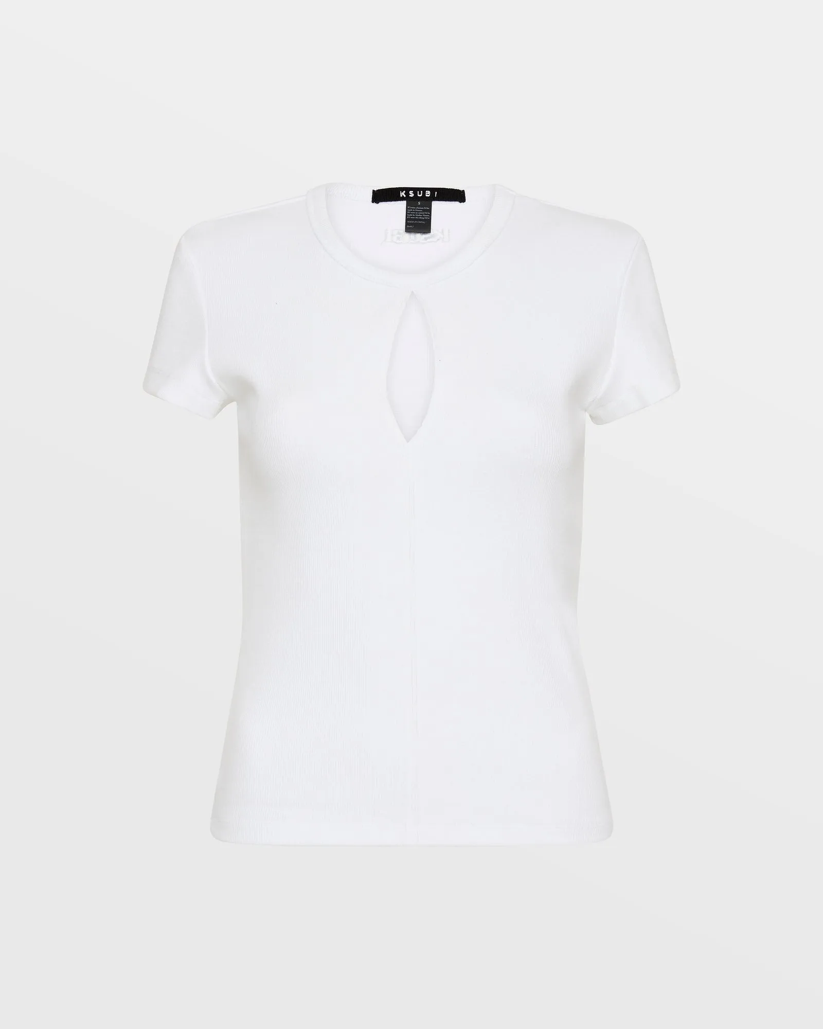 KUT OUT SS TEE WHITE