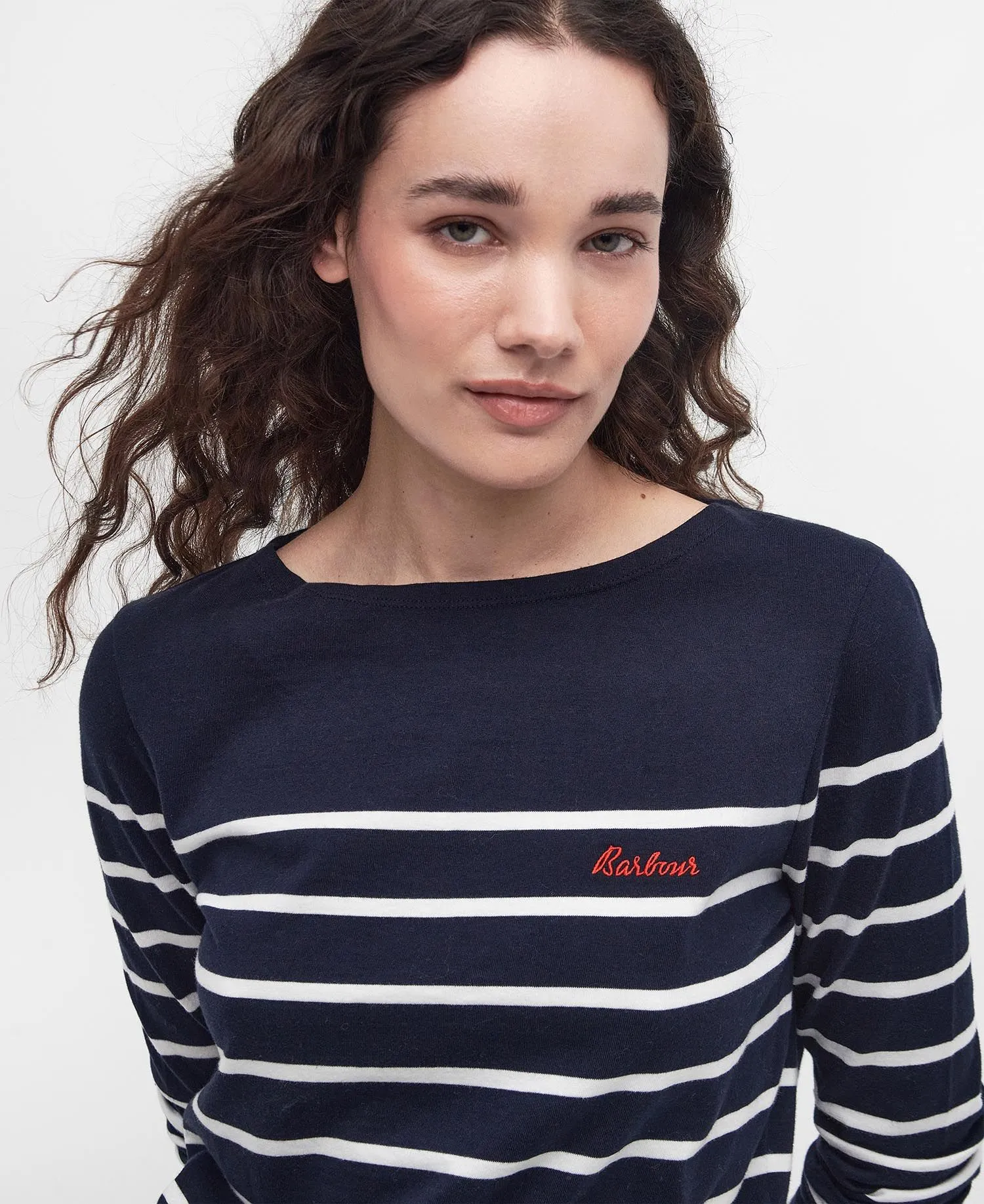 Langarmshirt Bradley Navy/Cloud