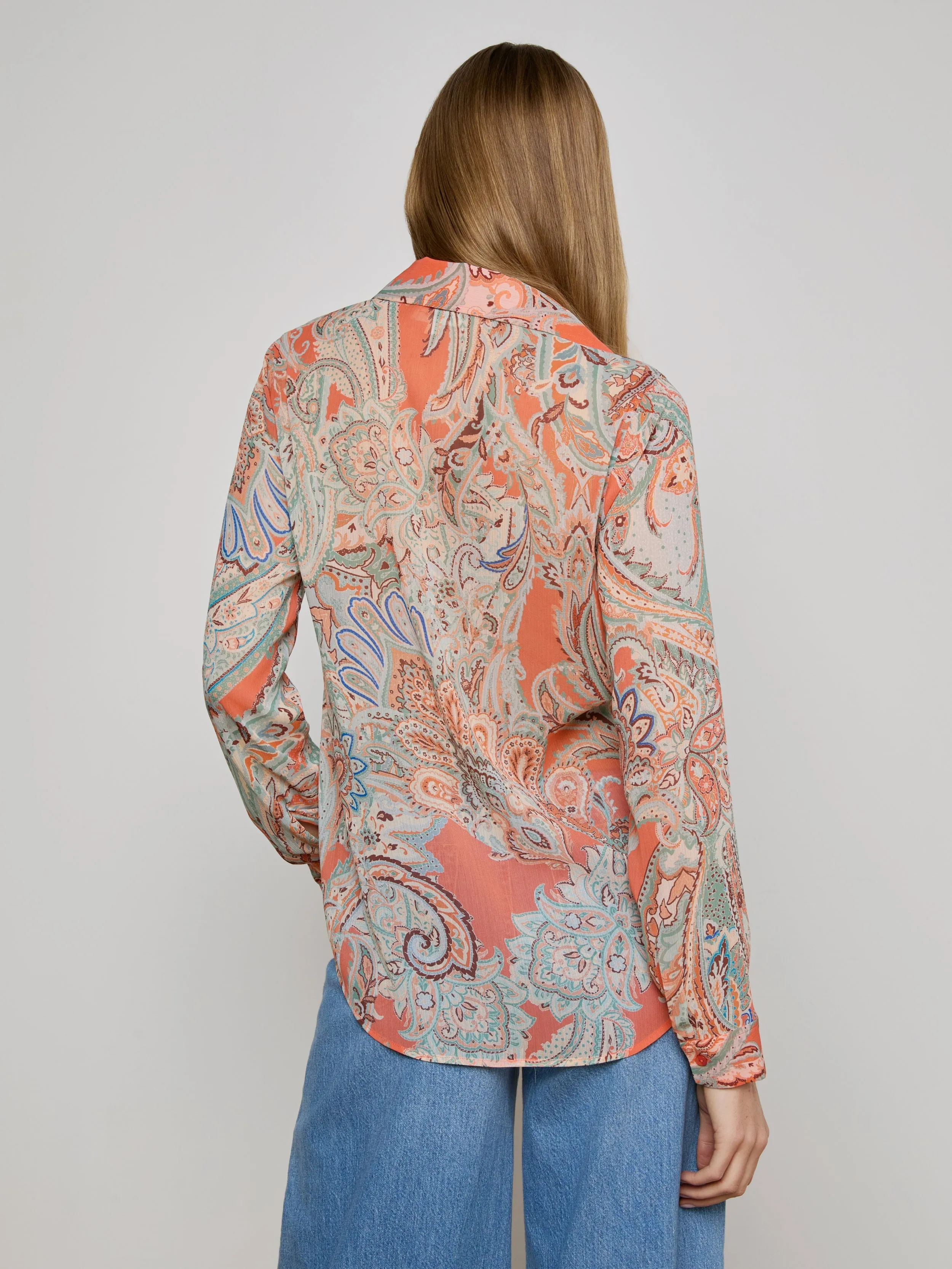 Laurent Paisley Blouse