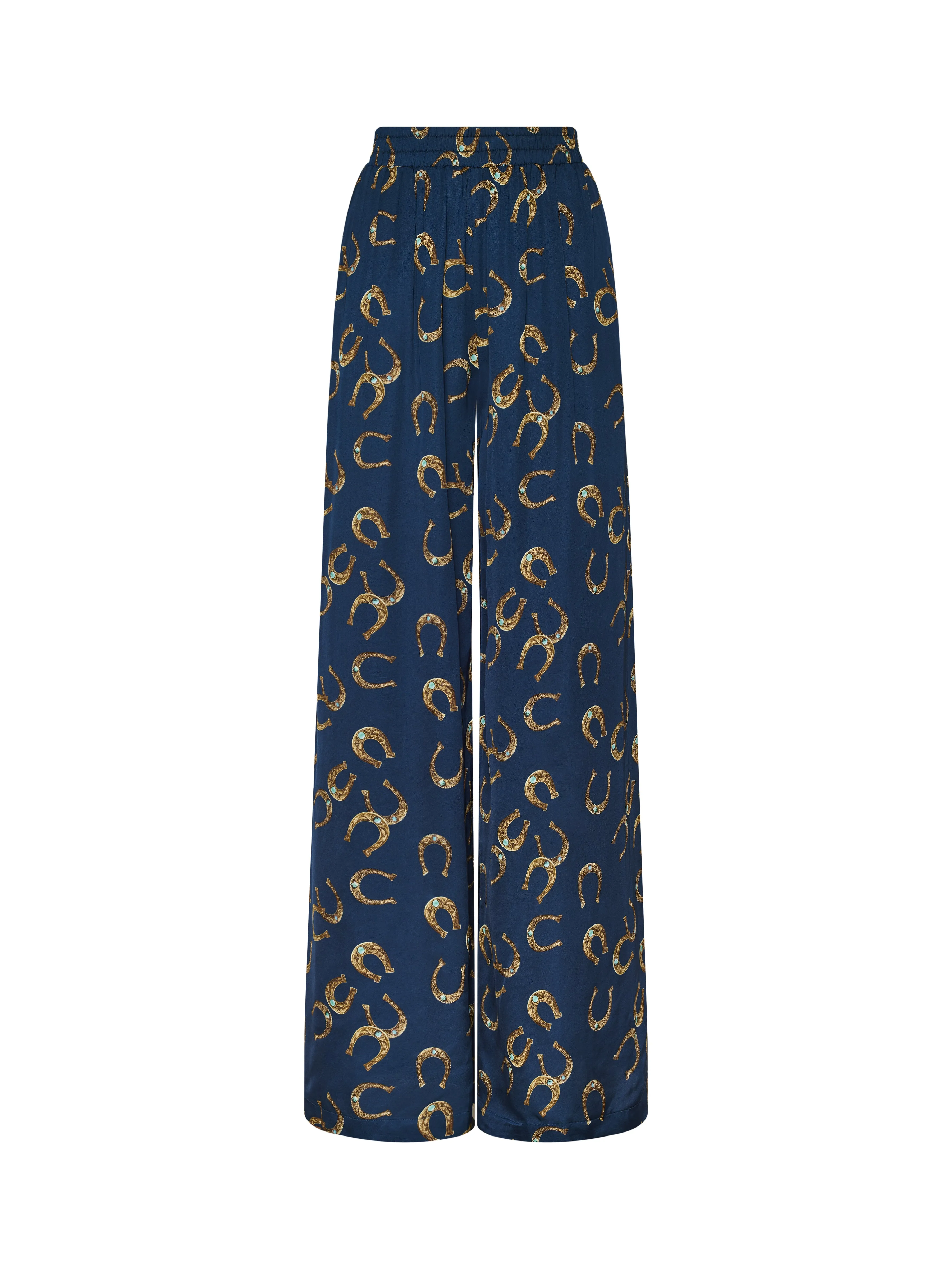 Lillian Satin Wide-Leg Pant