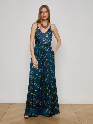 Lillian Satin Wide-Leg Pant