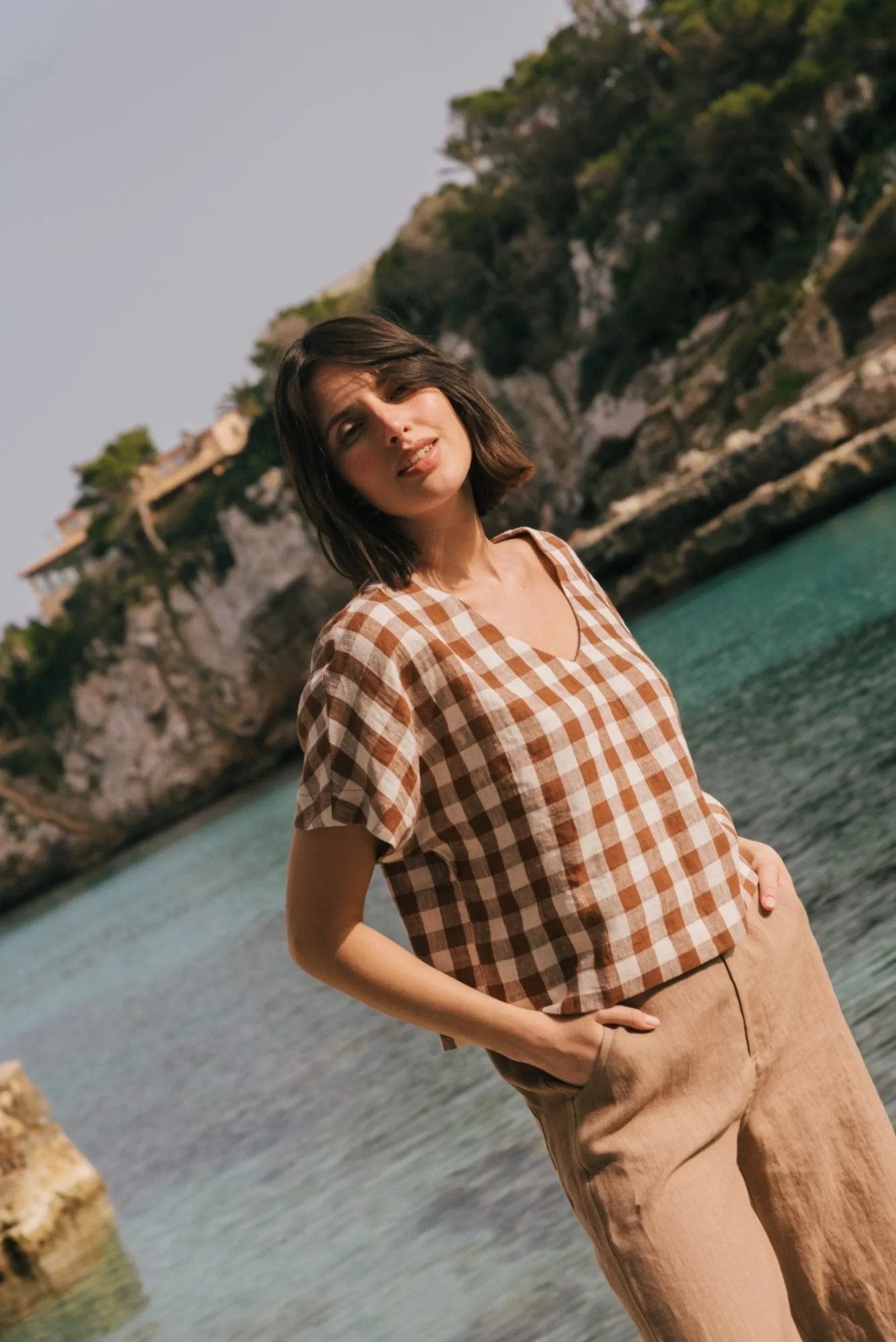 Lily Women's Oversized Linen Top | Multiple Colours