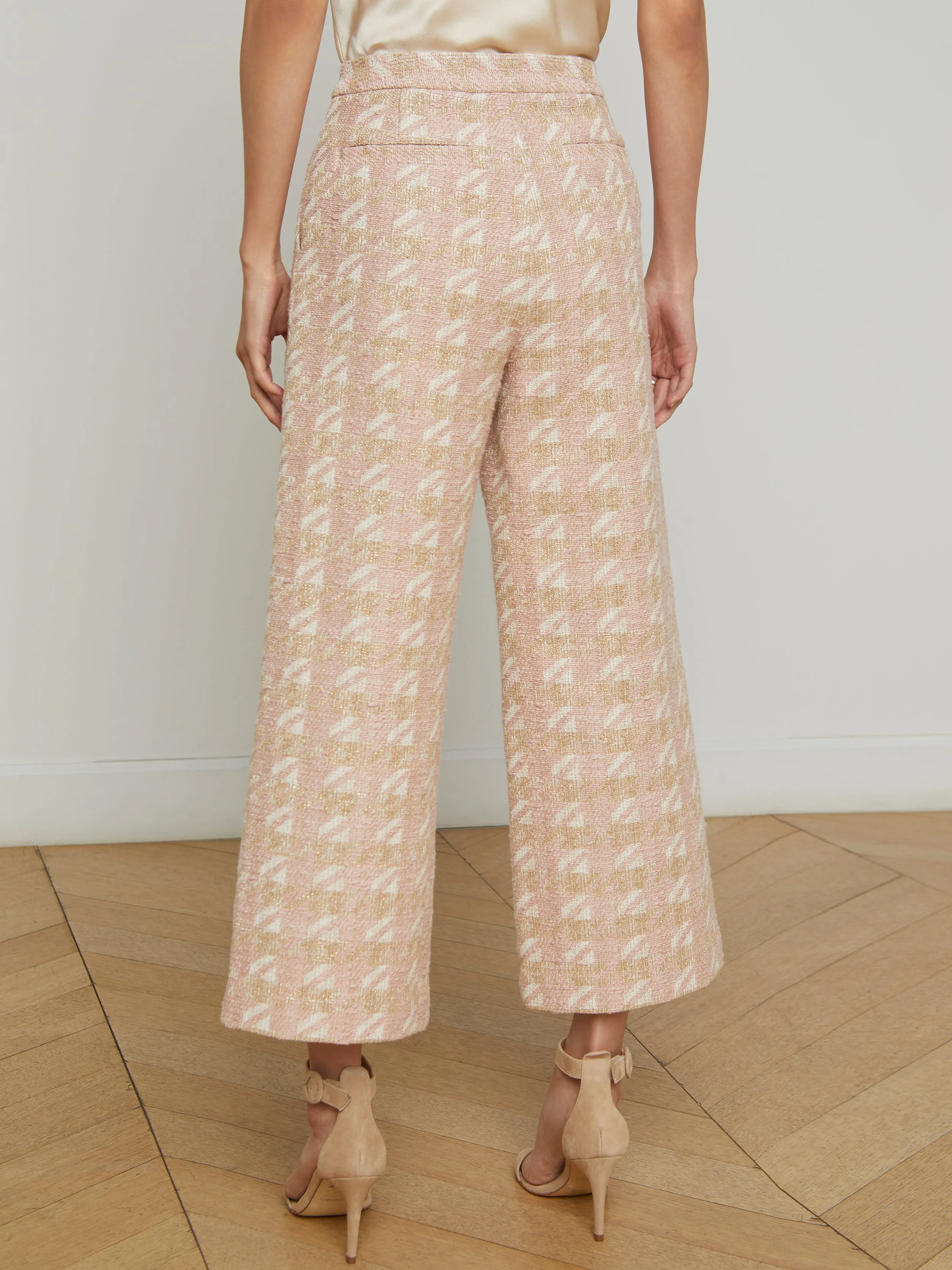 Lula Cropped Tweed Trouser