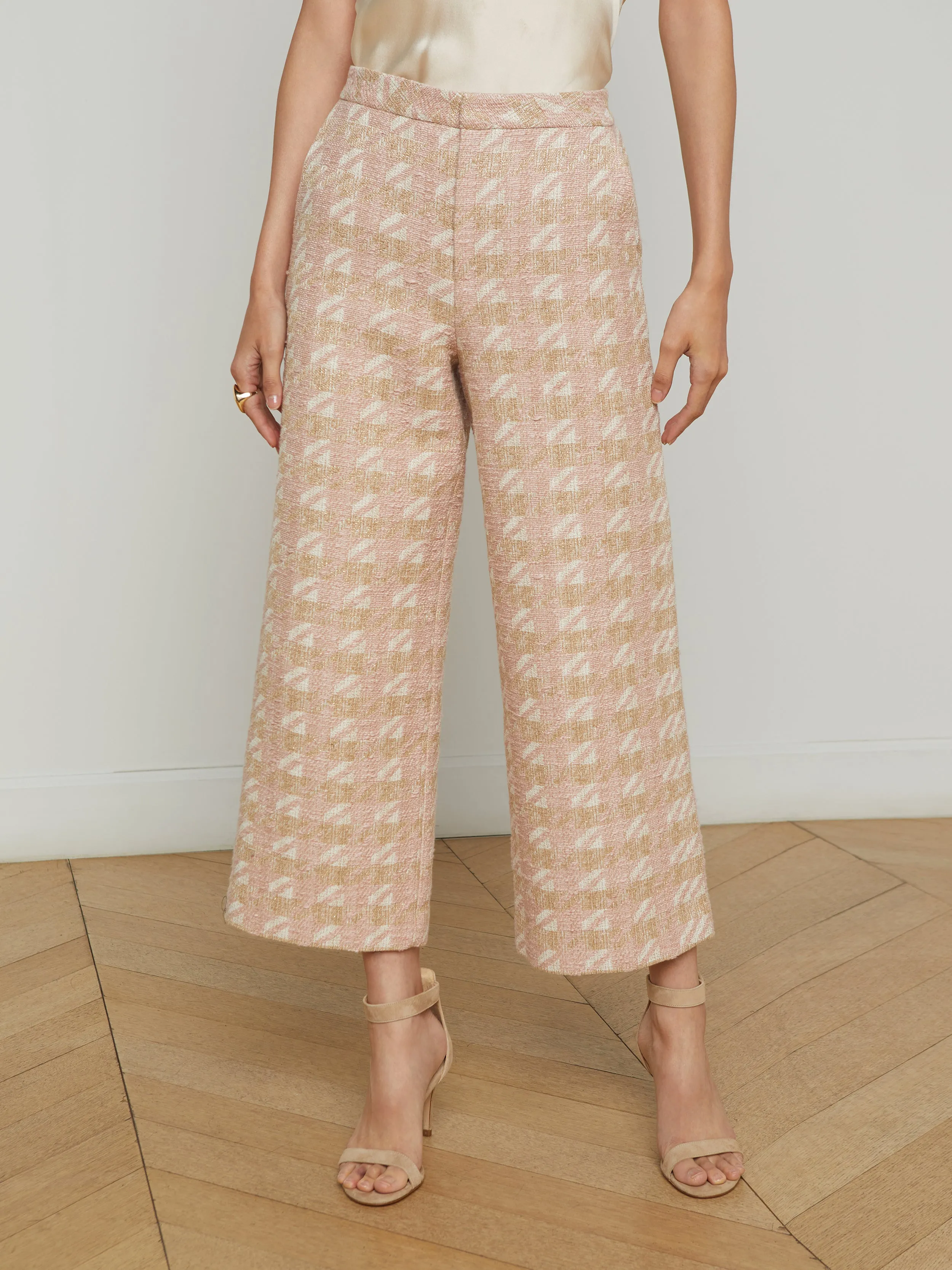 Lula Cropped Tweed Trouser