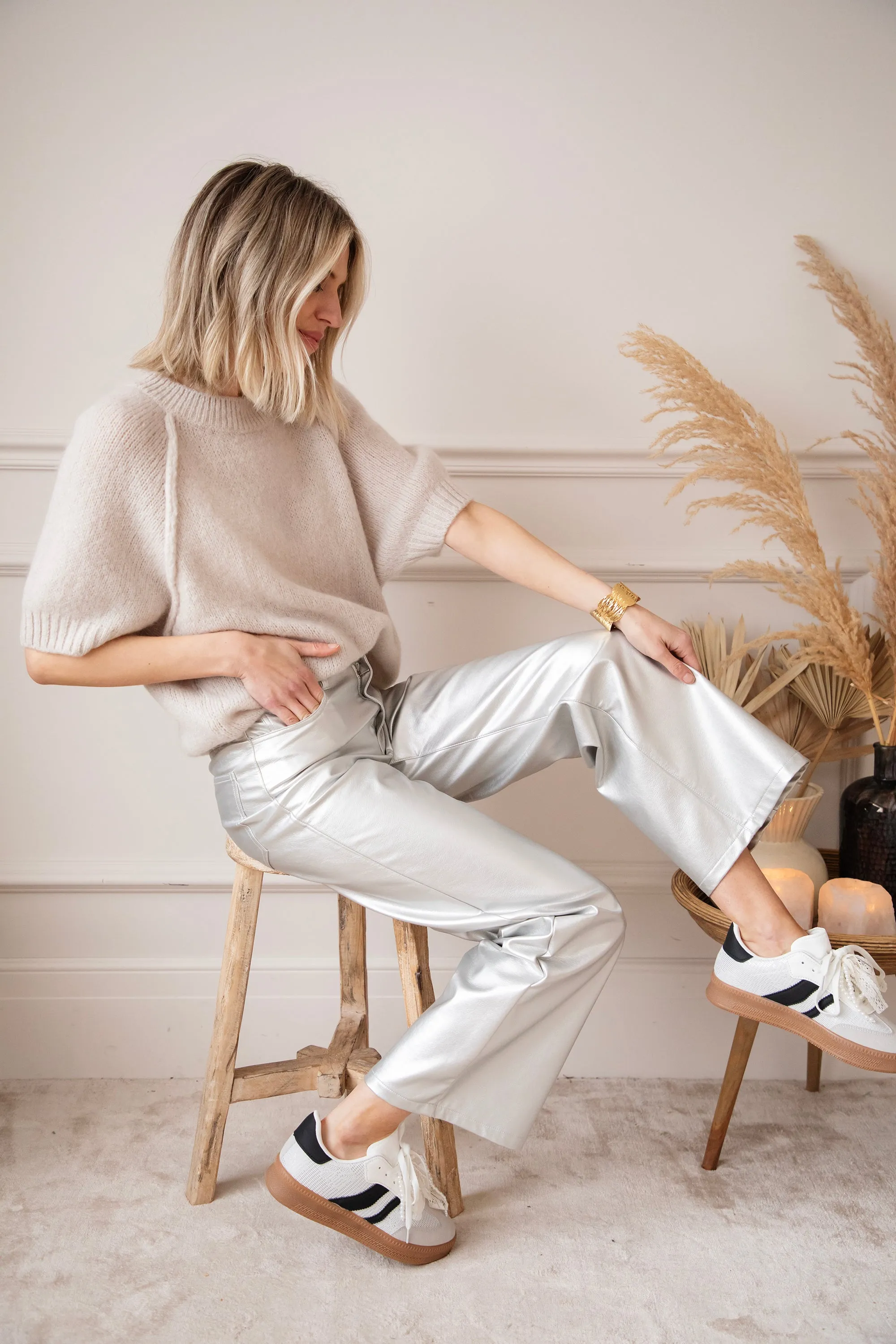 Lunar Glow Silver - Broek