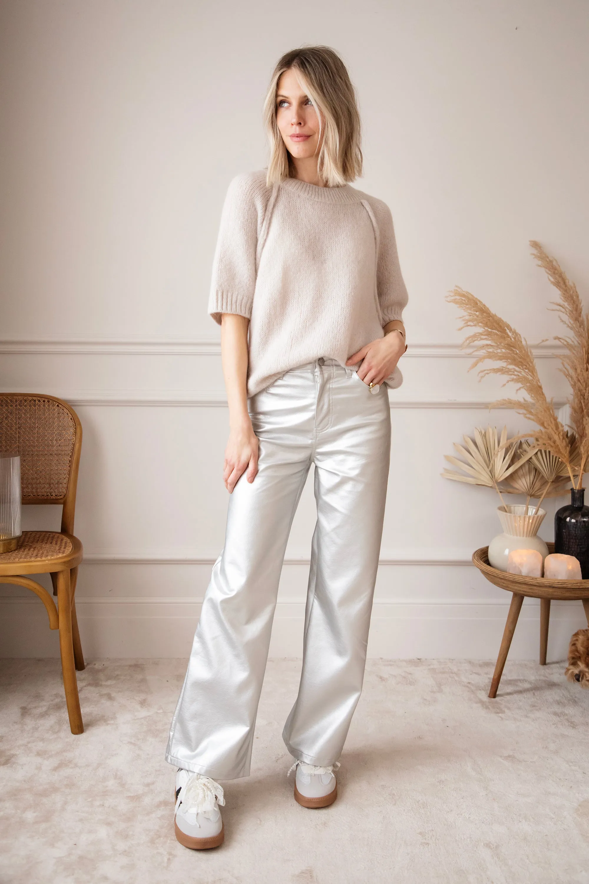 Lunar Glow Silver - Broek